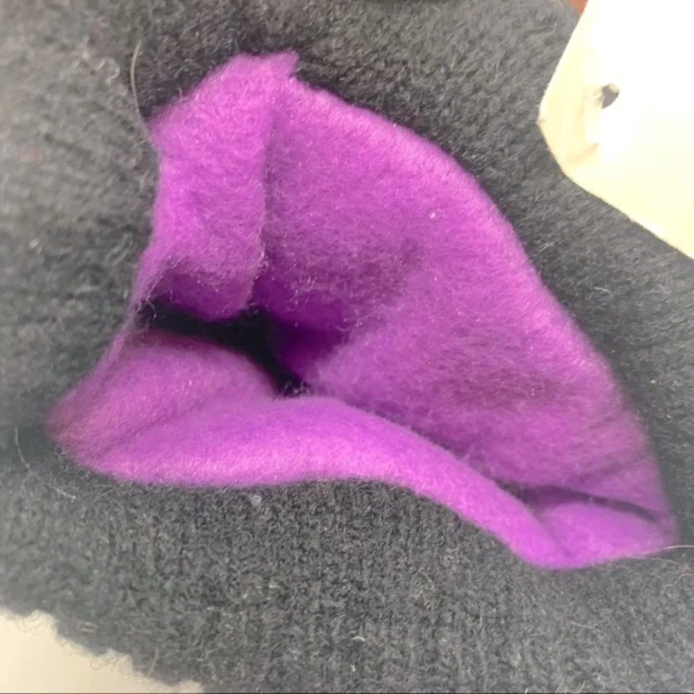 Recyclable Vintage NEW Wool Mittens Blue Large Winter Weather Ski Snow Cabin